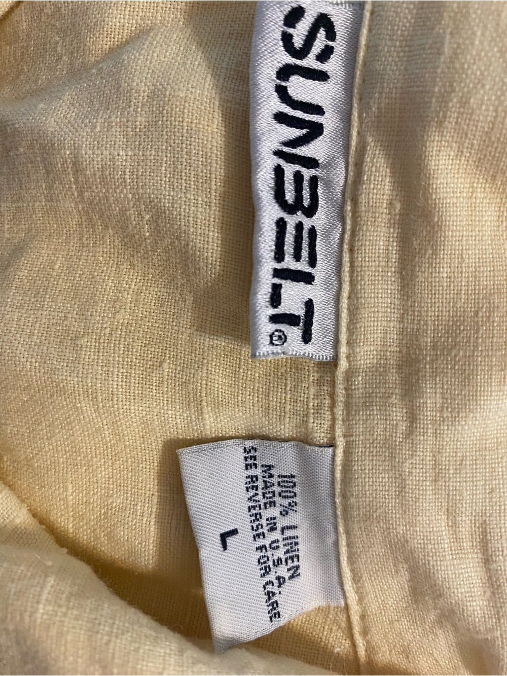 Sunbelt Pale Yellow Maxi Button-Front Dress - Picture 6 of 9